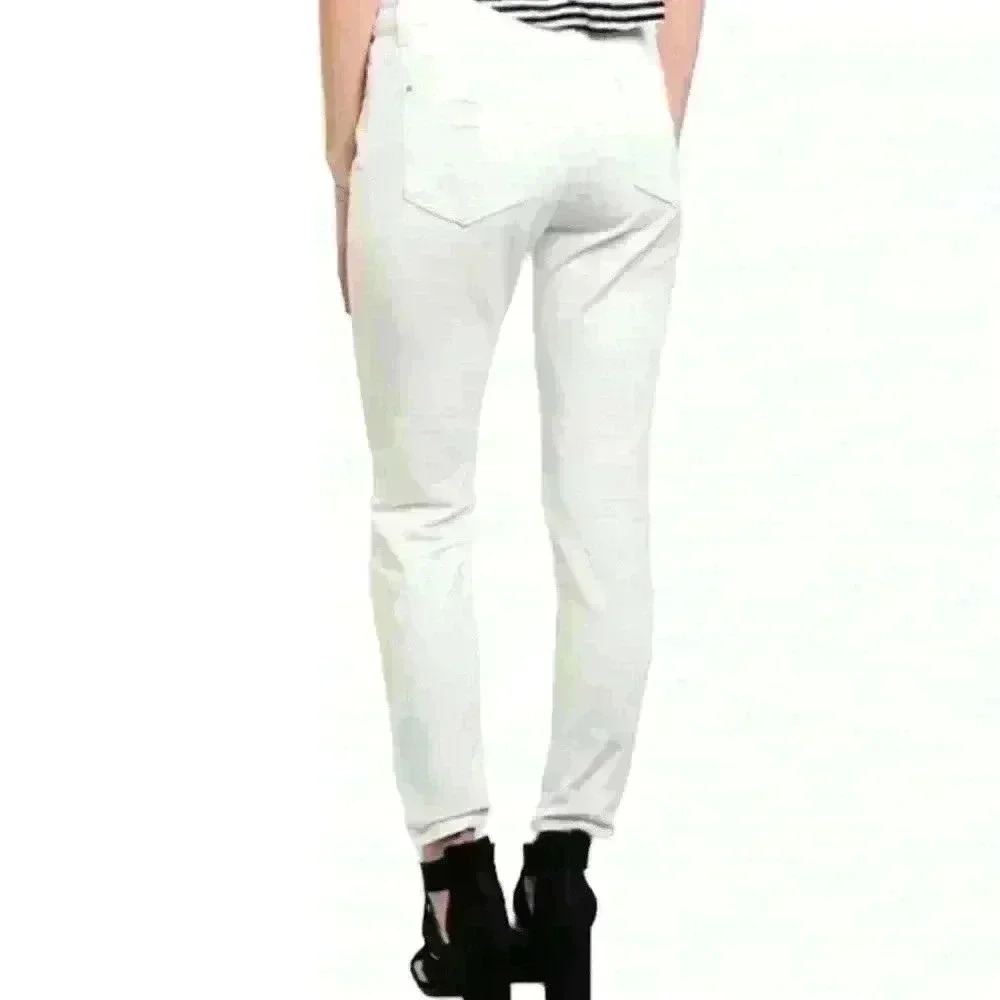 Tea and Cup distressed white jeans size 3 - Picture 9 of 15